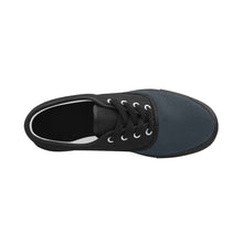 #Rossolini1# Tips Navy Blue Aries Women's Canvas Shoes (Model 029)