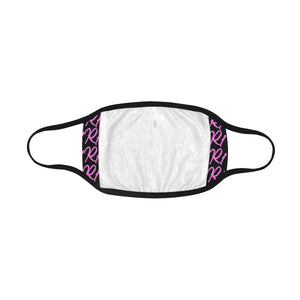 #R1# Pink Writing Mouth Mask