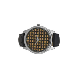 #Rossolini1# Mask Off Leather Strap Large Dial Watch(Model 213)