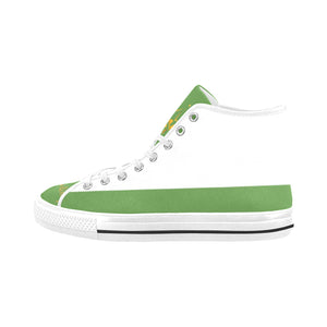 #Rossolini1# Flavor White/Green Vancouver H Women's Canvas Shoes (1013-1)