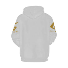 #Rossolini1# G-CODE Light Gray Hoodie for Women (Model H13)