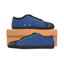 #Rossolini1# Royal Blue Canvas Shoes for Women/Large Size (Model 016)