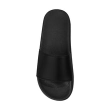 #Rossolini1# Black Men's Slide Sandals/Large Size (Model 057)