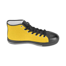 #Rossolini1# InSider Gold Men’s Classic High Top Canvas Shoes (Model 017)
