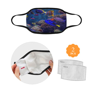 #FishTank# Mouth Mask in One Piece (2 Filters Included) (Model M02)
