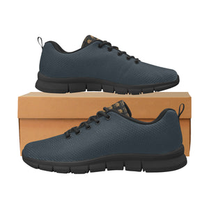 #Rossolini1# TimeLess Navy Blue Men's Breathable Running Shoes/Large (Model 055)