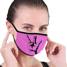 #STRAIGHT OUT OF THE WEST# Pink Mouth Mask