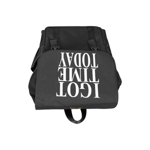 #I GOT TIME TODAY# Casual Shoulders Backpack (Model 1623)