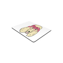 #Poodle Girl# Pink Wrap Rectangle Mousepad