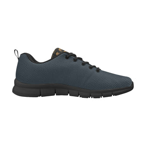 #Rossolini1# TimeLess Navy Blue Men's Breathable Running Shoes (Model 055)
