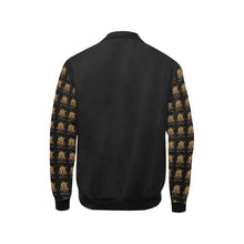 #Rossolini1# In Your Face MaskOff Black Sleeves Kids' Bomber Jacket (Model H40)