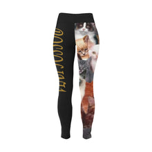 #Rossolini1# TheName Cats Plus Size High Waist Leggings (Model L44)
