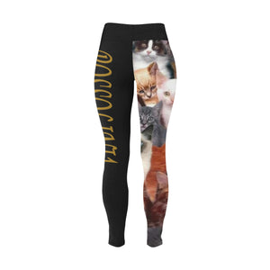 #Rossolini1# TheName Cats Plus Size High Waist Leggings (Model L44)