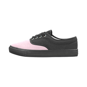 #Rossolini1# Tips Light Pink Aries Men's Canvas Shoes (Model 029)