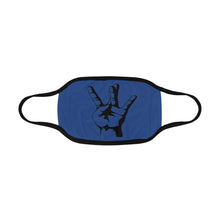 #STRAIGHT OUT OF THE WEST# Blue Mouth Mask