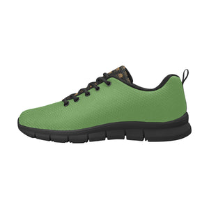 #Rossolini1# TimeLess Grass Green Men's Breathable Running Shoes/Large (Model 055)