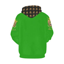 #MASK OFF# Green Hoodie for Men (Model H13)