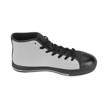 #Rossolini1# InSider Gray High Top Canvas Shoes for Kid (Model 017)