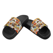 #Rossolini1# Food Men's Slide Sandals/Large Size (Model 057)