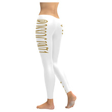 #Rossolini1# TheName White Low Rise Leggings (Invisible Stitch) (Model L05)