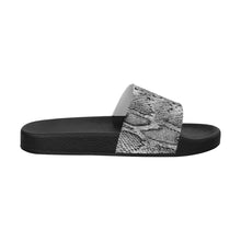 #Rossolini1# SnakeSkin IMG Men's Slide Sandals/Large Size (Model 057)
