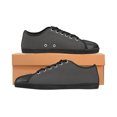#Rossolini1# Asphalt Canvas Shoes for Women/Large Size (Model 016)