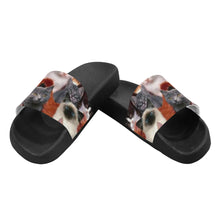 #I Love All Cats# Men's Slide Sandals/Large Size (Model 057)
