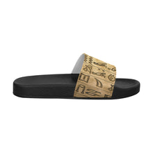 #HIEROGLYPHS# Men's Slide Sandals/Large Size (Model 057)