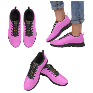 #Rossolini1# TimeLess Pink Women's Breathable Running Shoes/Large (Model 055)