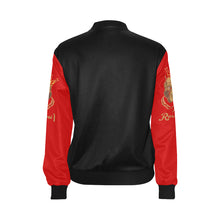#MASKOFF# B/R Bomber Jacket for Women (Model H36)