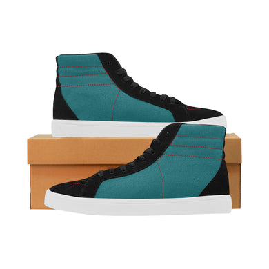 #Rossolini1# Kelly Green Capricorn High Top Casual Shoes for Women (Model 037)