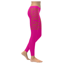 #Rossolini1# TheName Hot Pink Low Rise Leggings (Invisible Stitch) (Model L05)
