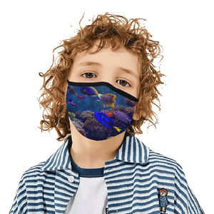 #FishTank# Mouth Mask in One Piece (2 Filters Included) (Model M02)