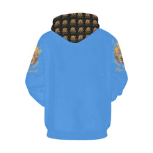 #MASK OFF# Blue Hoodie for Men (Model H13)