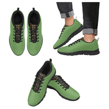 #Rossolini1# TimeLess Grass Green Men's Breathable Running Shoes (Model 055)