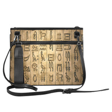 #HIEROGLYPHS# Slim Clutch Bag (Model 1668)
