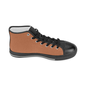 #Rossolini1# InSider Root Beer Women's Classic High Top Canvas Shoes (Model 017)