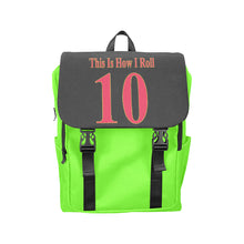 #This Is How I Roll# 10 Red/Gold Casual Shoulders Backpack (Model 1623)