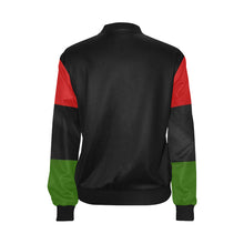 #Rossolini1# In Your Face R/B/G Bomber Jacket for Women (Model H36)