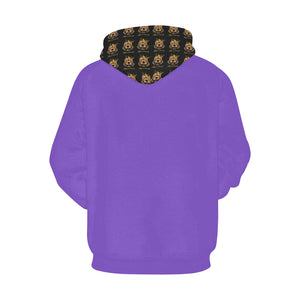 #Rossolini1# Purple Hoodie for Women (Model H13)
