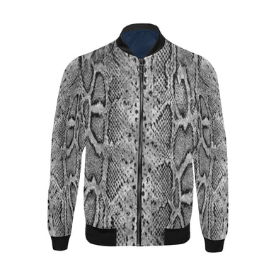 #Rossolini1# SnakeSkin Bomber Jacket for Men (Model H31)