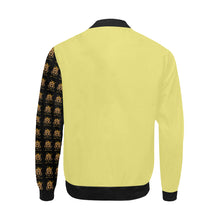 #Rossolini1# All Left Lemon All Over Print Bomber Jacket for Men (Model H31)