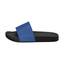 #Rossolini1# Royal Blue Men's Slide Sandals/Large Size (Model 057)