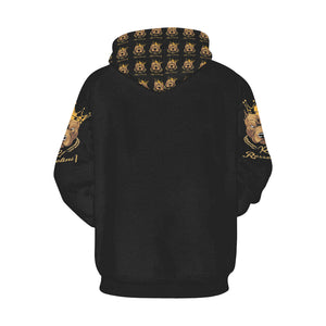 #MASK OFF# Black Hoodie for Women (Model H13)