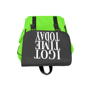 #I GOT TIME TODAY# Casual Shoulders Backpack (Model 1623)