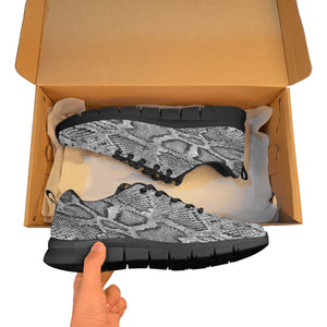 #Rossolini1# TimeLess SnakeSkin IMG Women's Breathable Running Shoes (Model 055)