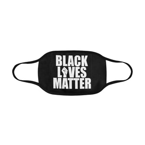 #BLACKLIVESMATTER# Mouth Mask in One Piece (2 Filters Included) (Model M02)