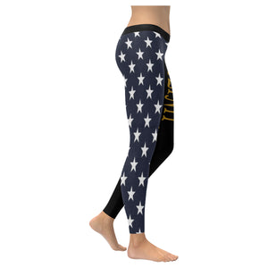 #Rossolini1# TheName Blue Back Stars Low Rise Leggings (Invisible Stitch) (Model L05)