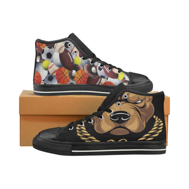 #Rossolini1# InSider BALLIN High Top Canvas Shoes for Kid (Model 017)