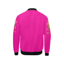 #MASKOFF# Pink Kids' Bomber Jacket (Model H40)